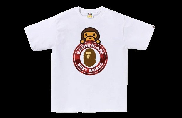 COLOR CAMO MILO ON BUSY WORKS TEE